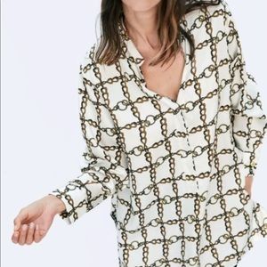 Zara chain tunic New w/o tags
